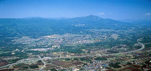 磐梯町全景