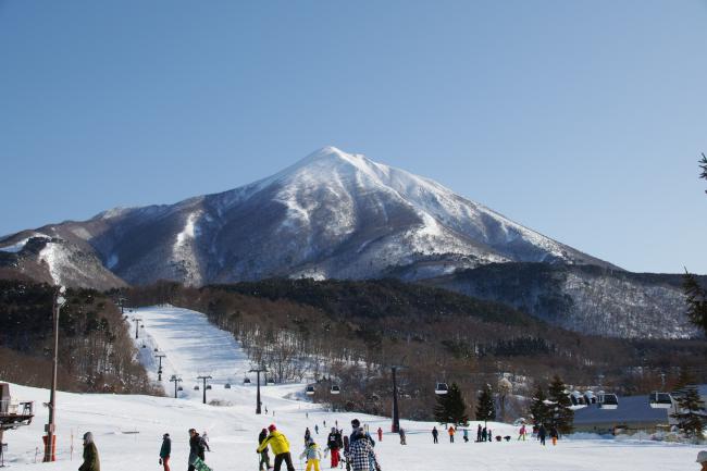 きれいな磐梯山