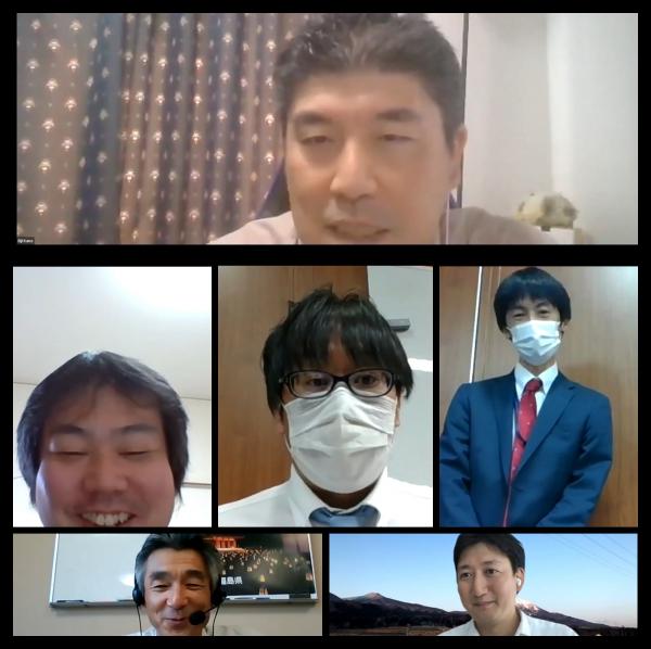 オンライン視察の様子