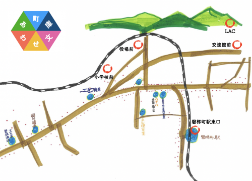 町あわせ文庫マップ