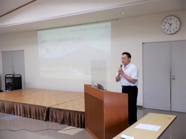 九重町での説明の様子