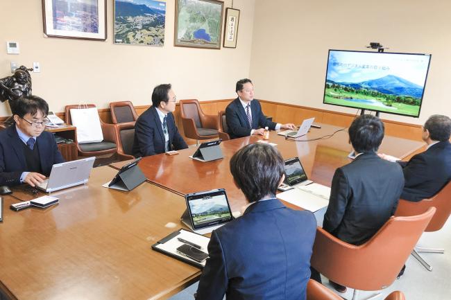 視察の模様