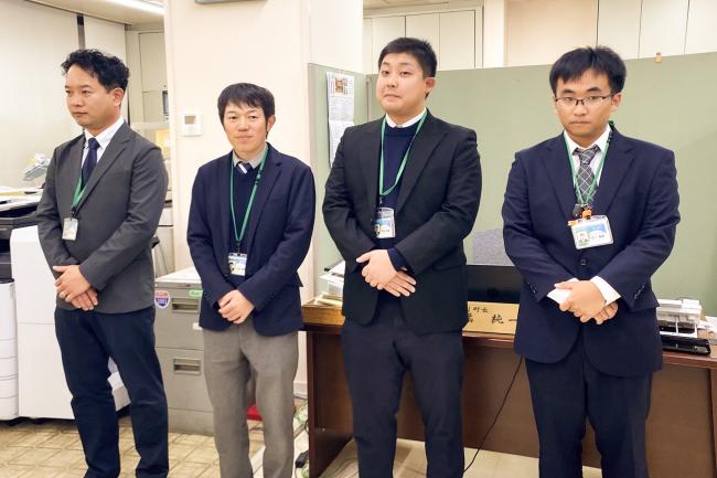 実地研修に臨む職員の皆さん