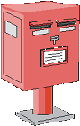郵便ポストのイラスト