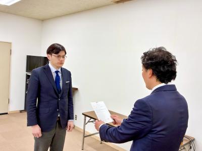 辞令の交付
