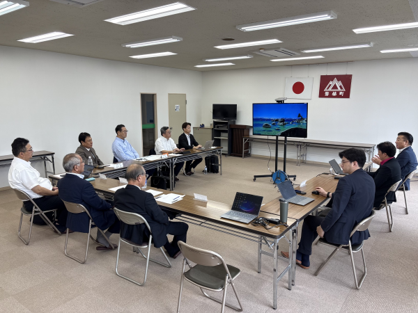 視察対応の様子