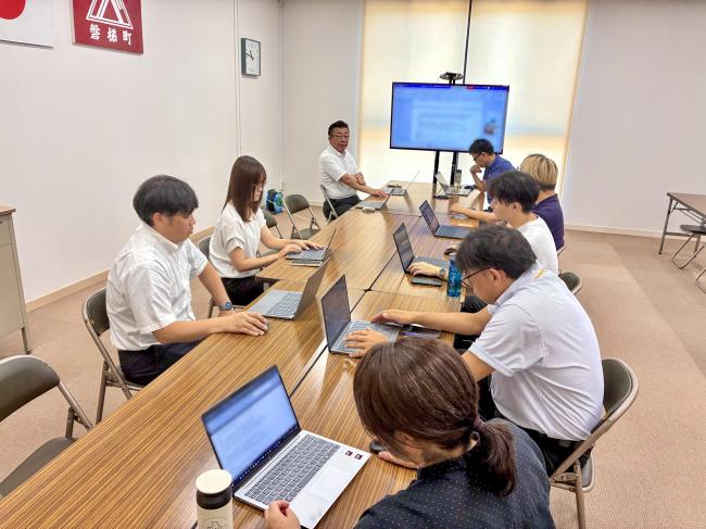 戦略会議の様子