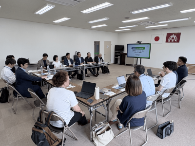 視察1日目の様子