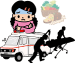 救急班のイラスト