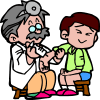 検診を受ける人のイラスト