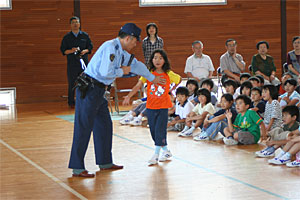 熊田地域専門官の実演指導1